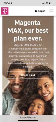 T-Mobile Magenta Max, best 5G plan on the planet!