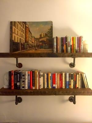 custom shelving and mounting