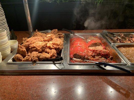 Fried chicken & meatloaf