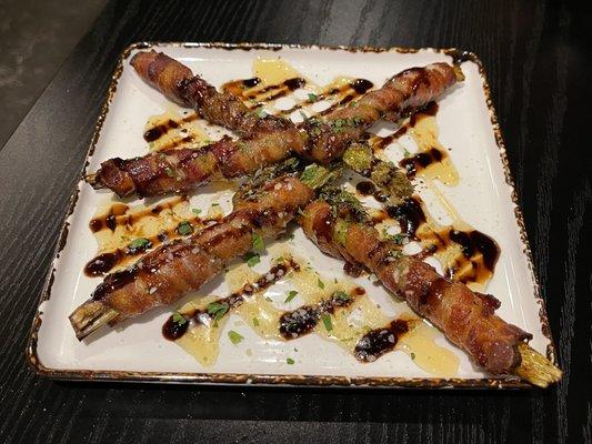 Bacon wrapped asparagus