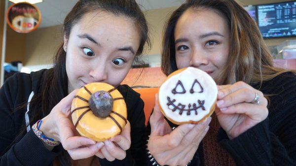 Spooky Halloween donuts