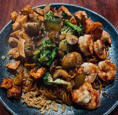 Chicken and Shrimp Hibachi