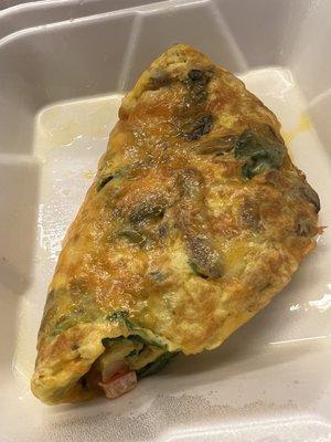 Veggie omelette