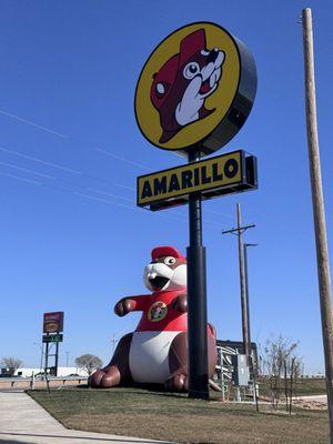 Amarillo sign