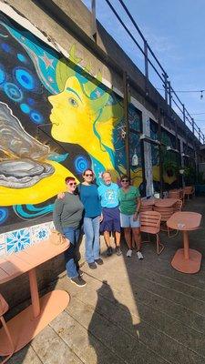 Ceviche,margaritas, and cool murals!