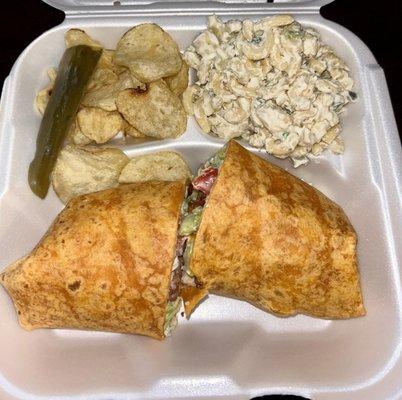 chicken bacon ranch wrap