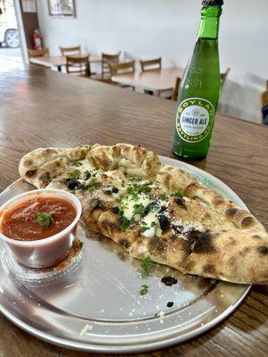 Four Cheese Calzone served with Simmer Sauce