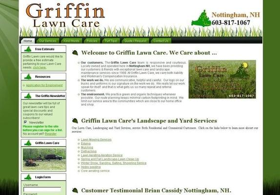 Griffin Lawn Care, Nottingham NH