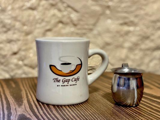 Coffee and Cream at The Gap Cafe by Perini Ranch.