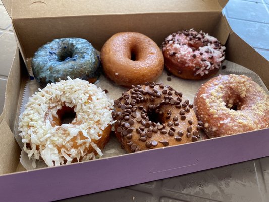 Left to Right: Blueberry Hill, OC Sand, Black Forest, Lemon Coconut, Pebble Beach, Strawberry Shortcake