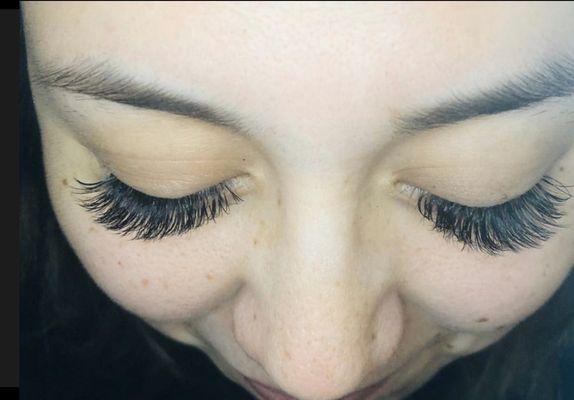 Hybrid eyelashes