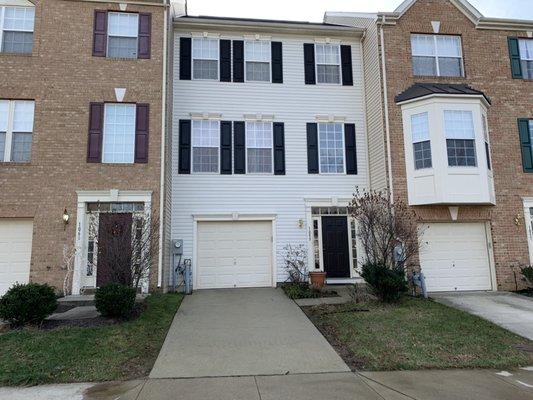 Shutter install in Odenton, MD.