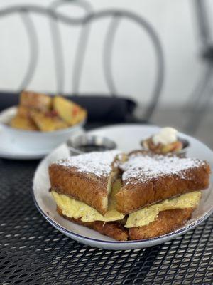 French Toast Sandwich Breakfast