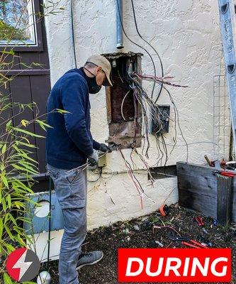 electrical panel installation