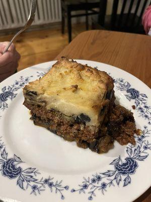 Mousaka lots of beef