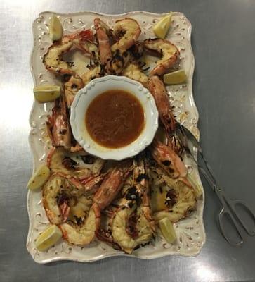 Grilled Shrimp to die for! Amazing sauce!