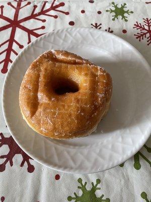 Hot & fluffy donut from Spudnut shoppe!