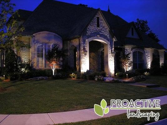 Outdoor lighting and landscaping