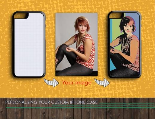 We take orders for your personalized mobile phone cases. No minimum quantity required.