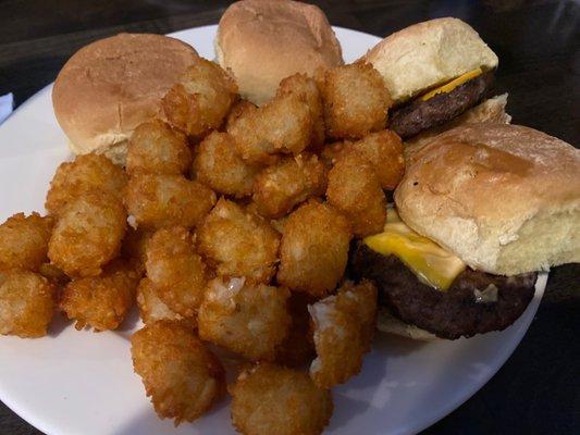 Sliders and tots!