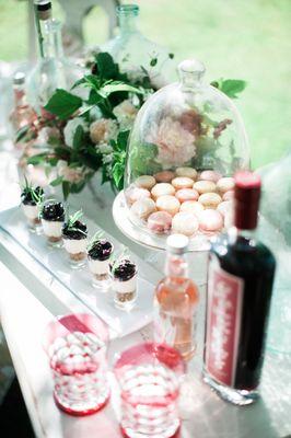 Flathead Cherry Cheesecake Shooters. Photo by Johanna B Photography