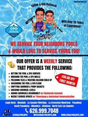 SoCal Pool Boys Flyer