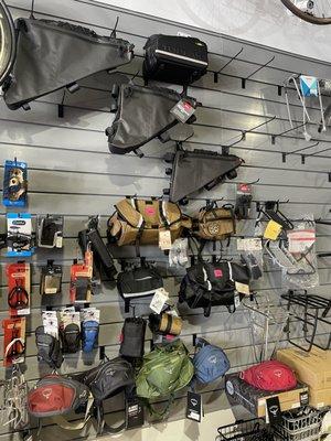 Tons of bag options for your bike adventures!