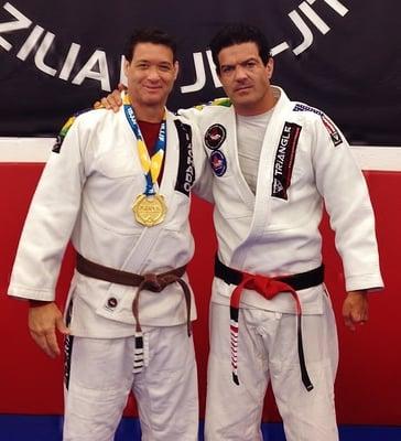 2013 Pan Gold with Professor Machado at the academy