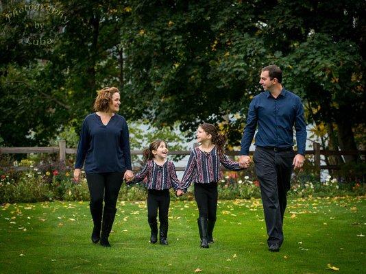 Family portrait in Coeur d'alene, Idaho