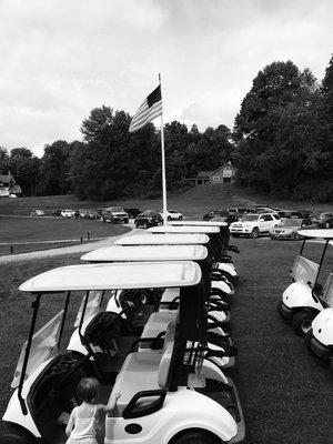 Golf cart & Golfers