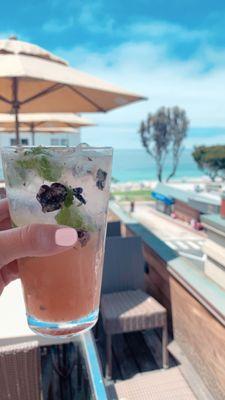 Skyloft Blueberry-Coconut Mojito