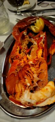 Dry "Steamed " lobster