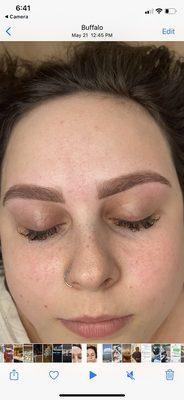 Henna eyebrow stain