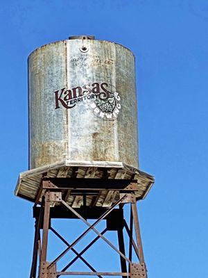 Water tank atop the building. Makes the Brewery easier to find! ;)