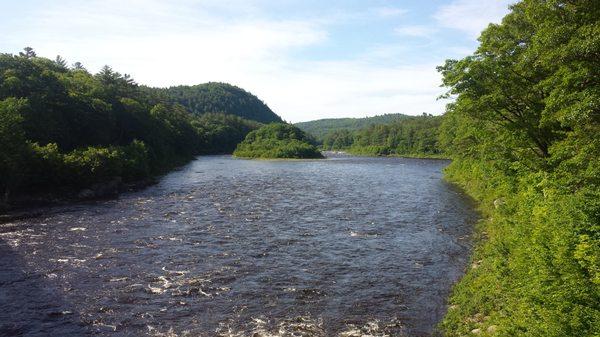 The Hudson River is right outside our door.