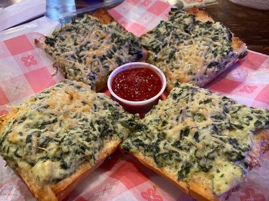 Spinach-Artichoke Bread