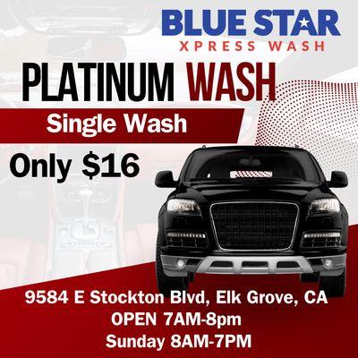 Bluestar xpress Wash - Elk Grove