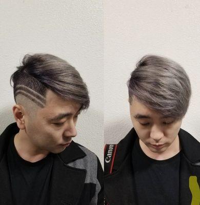 Mens hair color and cut by Ray