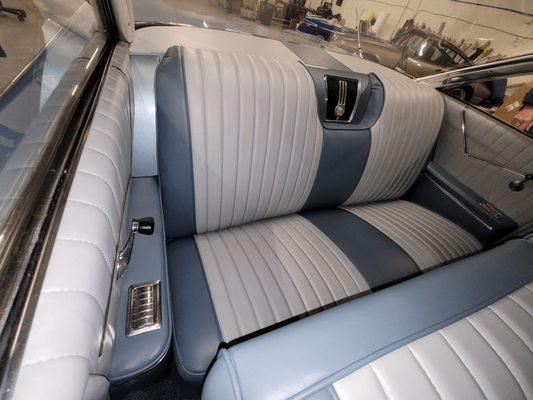 1960 Chevrolet Impala custom interior in Ultra Leather.