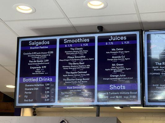 Menu prices as of 4/28/24.