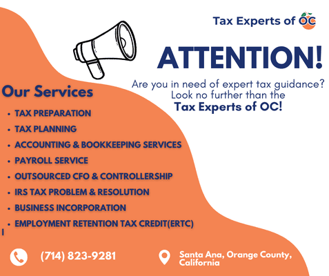 Services Picture of Best CPA Firm TaxExpertsofOC.com