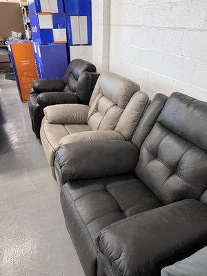 Lots of Recliners, power and manual to choose from.