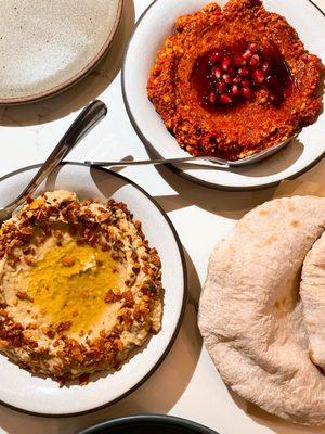 Baba ghannouj, muhammara