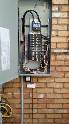 New panel after. N Richland Hills. Surge protection added