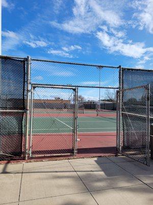 Tennis courts