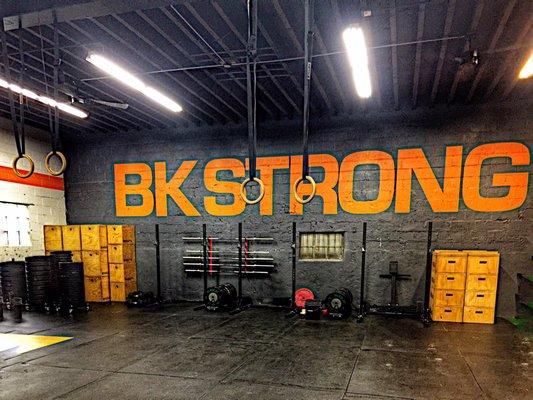 Where sweats are shed and strength is build.