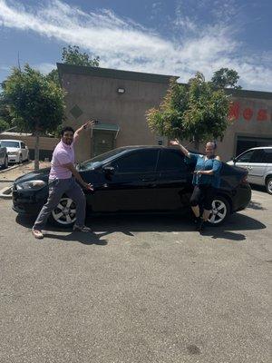 A wonderful customer who was easily approved for a reliable Dodge Dart at Westland Auto Sales - Fresno's Buy Here Pay Here Car Dealer