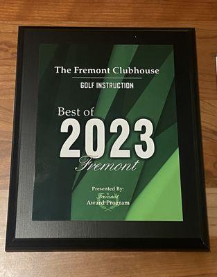 2023 Best Golf Instruction in Fremont