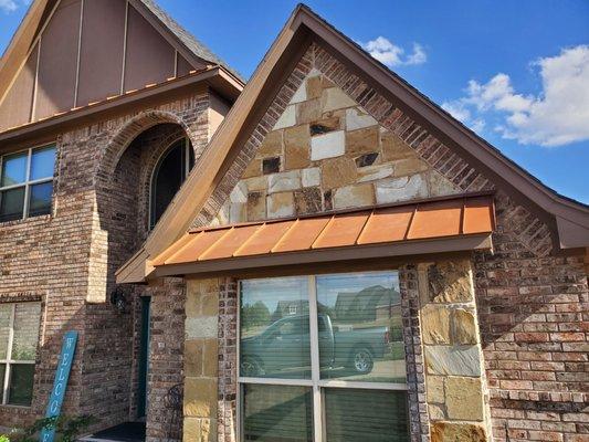 Exterior rock face repair