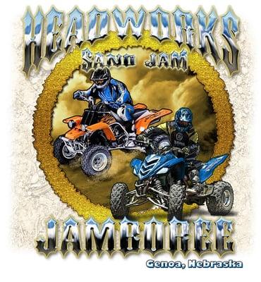 Sand Jam Motocross t-shirt design